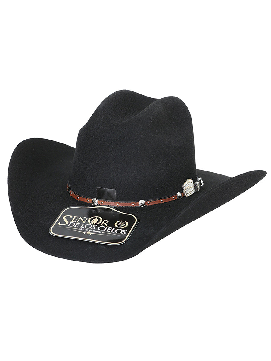 50X Señor de los Cielos Felt Cowboy Hat | Texana de Fieltro