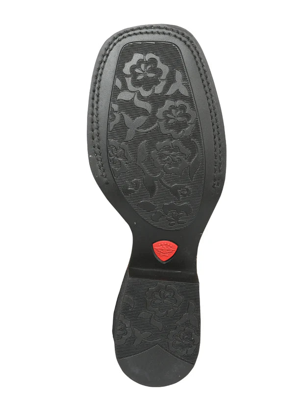 Women's Rose Embroidered Cowgirl Boot | Bota Vaquera con Rosas Bordadas – Café Obscuro