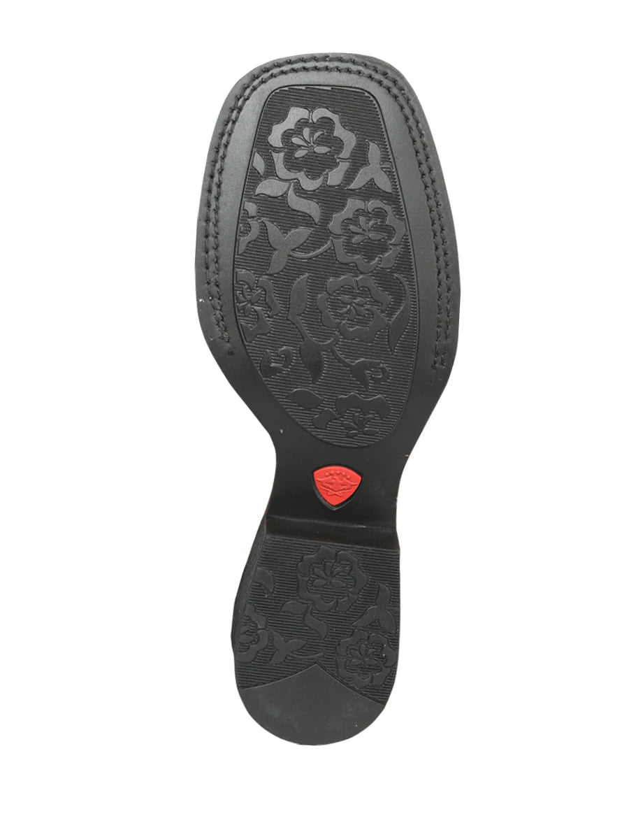Women's Floral Embroidered Cowgirl Boot | Bota Vaquera con Bordado de Flores