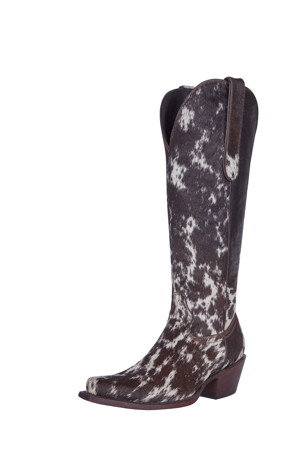 Snip Toe Cowhide Boots Pelo de Vaca