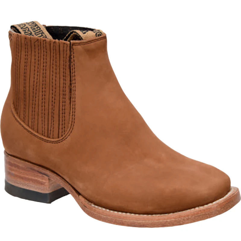 Kids Suede Square Toe Charro Cowboy Boots – Handcrafted in Mexico