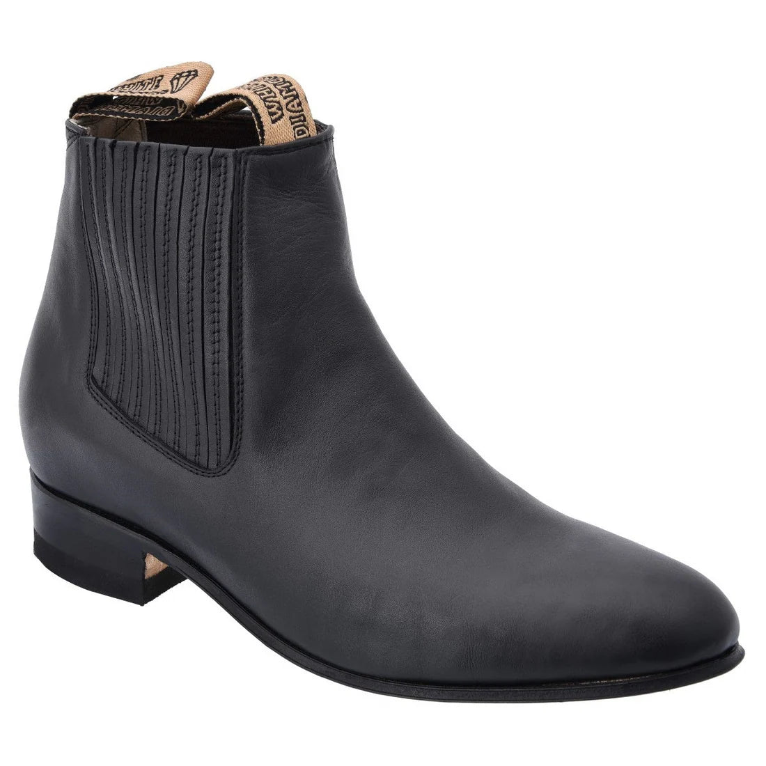 Men's Leather Charro Ankle Boots – Handcrafted Mexican Boots