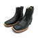 Square Toe Crocodile Print Short Ankle Cowboy Boots Lomo Nilo