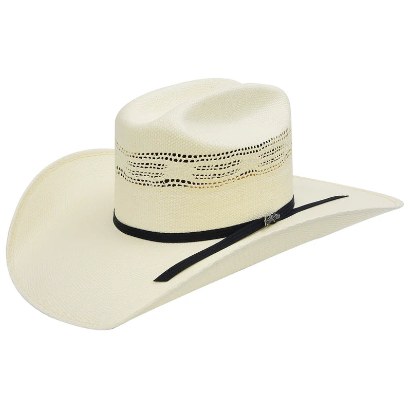 Tombstone Roper Vented Bangora Straw Cowboy Hat | Sombrero de Paja