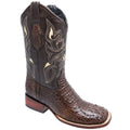 Men's Exotic Crocodile Square Toe Cowboy Boots – Rodeo Western Boots