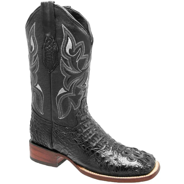 Men's Exotic Crocodile Square Toe Cowboy Boots – Rodeo Western Boots